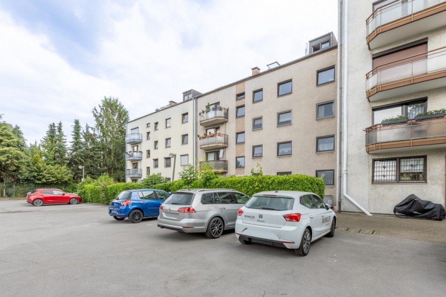 R�ckansicht Etagenwohnung Oberhausen