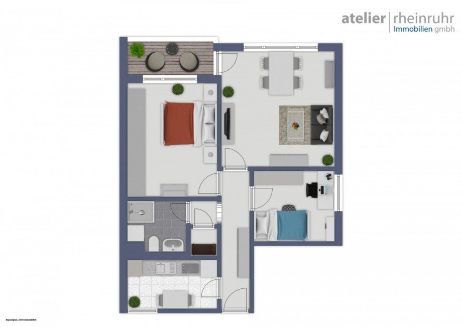 Grundriss Etagenwohnung Duisburg