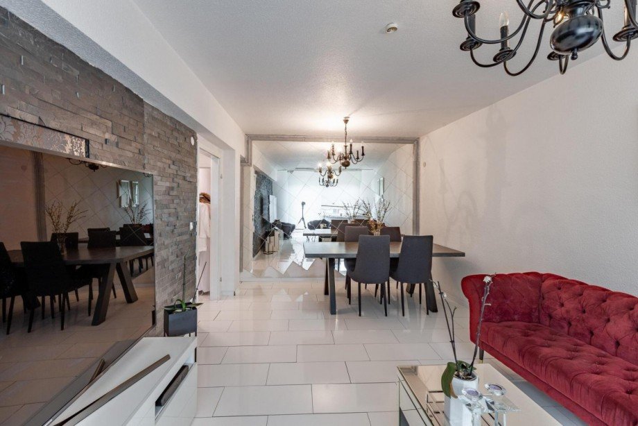 Wohnzimmer Etagenwohnung Bottrop