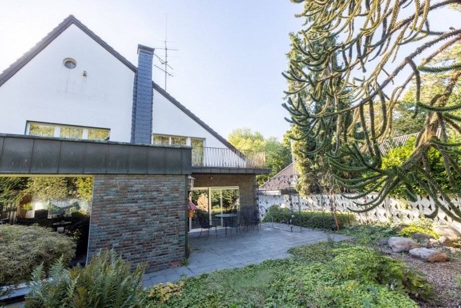 R�ckansicht Einfamilienhaus Oberhausen