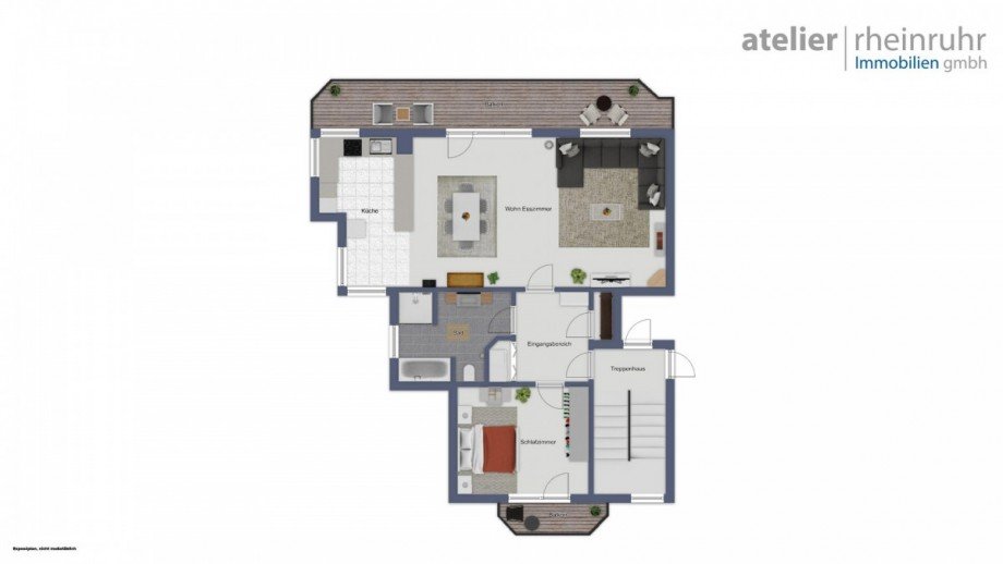 Grundriss Etagenwohnung Oberhausen