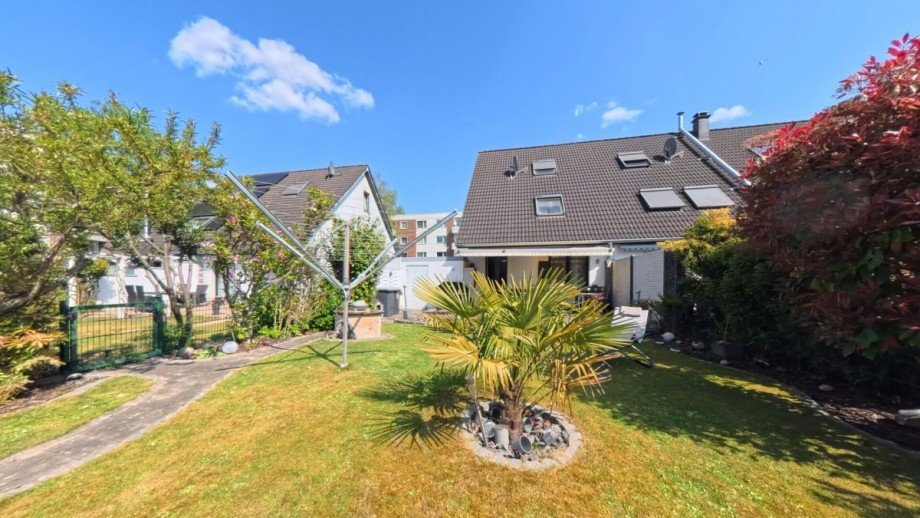 Garten Reihenendhaus Voerde