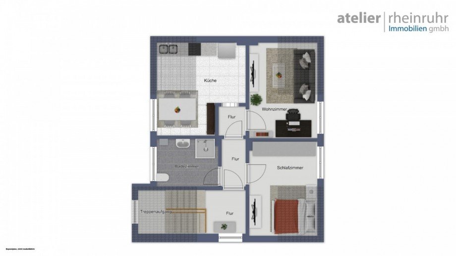 Grundriss Dachgeschoss Mehrfamilienhaus Oberhausen