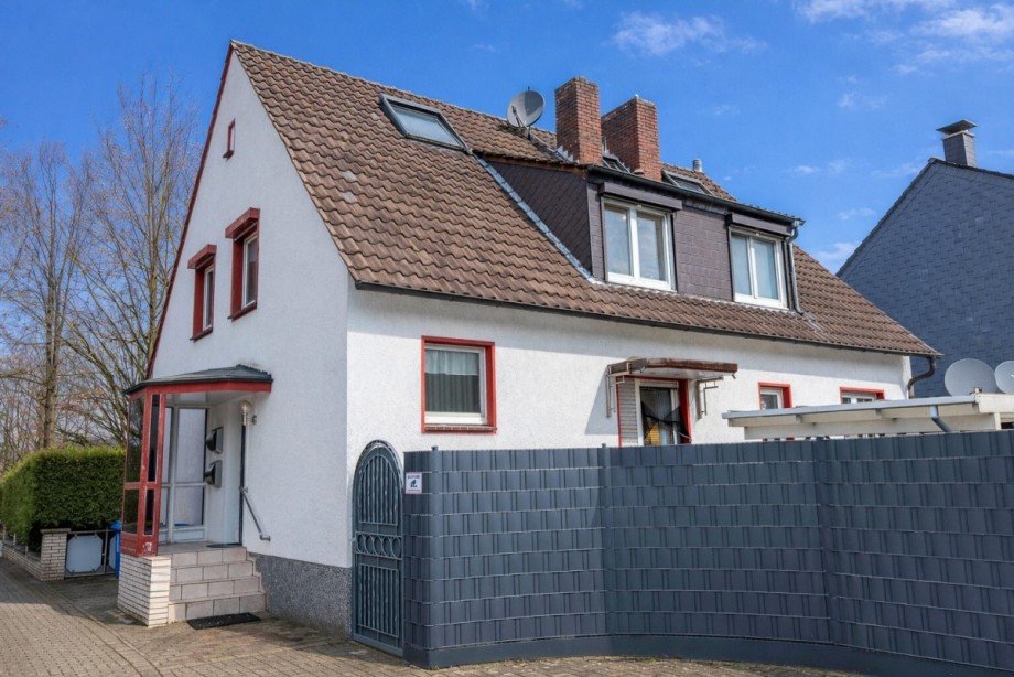 Au�enansicht Eingang Maisonettewohnung Oberhausen