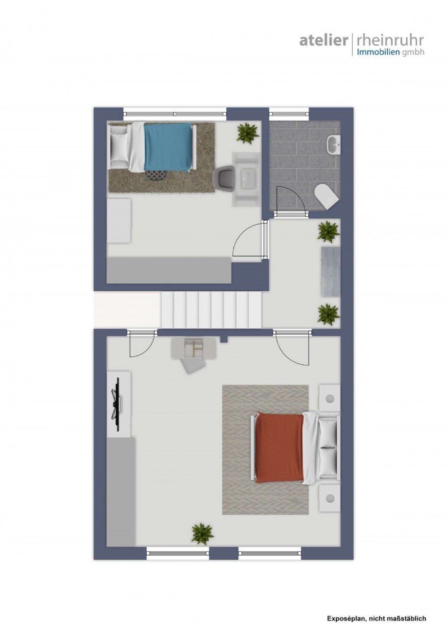 Grundriss Reihenmittelhaus Essen