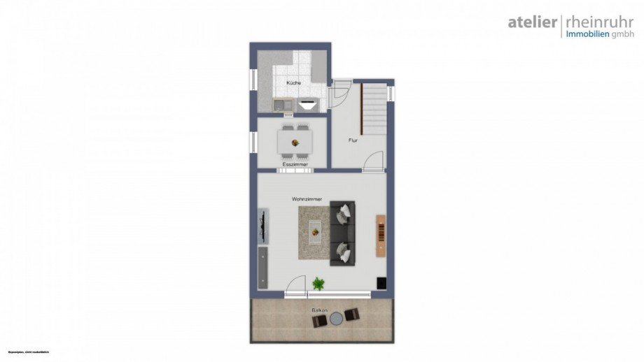 Grundriss Obergeschoss Doppelhaush�lfte Moers