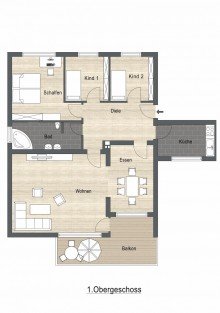 Grundriss_neu 4,5-Raum ETW mit gro�em Balkon in OB-Buschhausen