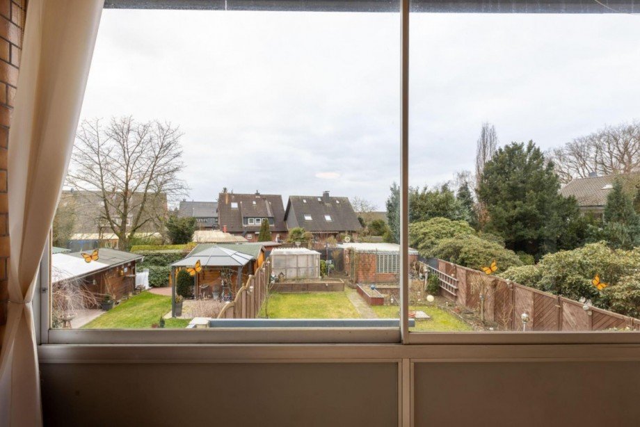 Blick aus dem Wintergarten Reihenmittelhaus H�nxe