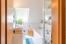 Badezimmer DHH in Kapellen: einladend und familienfreundlich