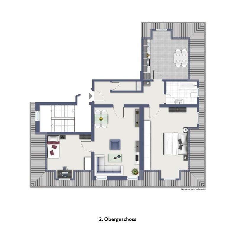 Wohnung 2. OG Etagenwohnung Oberhausen