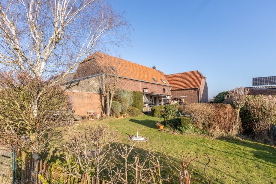 R�ckansicht Bauernhaus Krefeld / H�ls