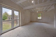 Wohnzimmer Natur pur in Oberhausen: DHH mit gro�em Grundst�ck
