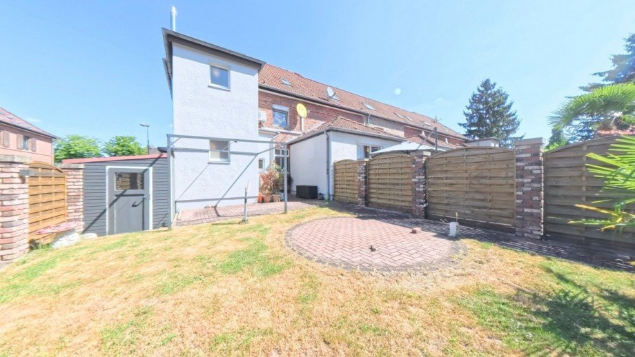 R�ckansicht Reihenendhaus Duisburg