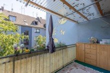 Balkon am Wohnzimmer Sch�ne 4,5 Zimmer-Wohnung mit zwei Balkonen in Duisburg-Marxloh