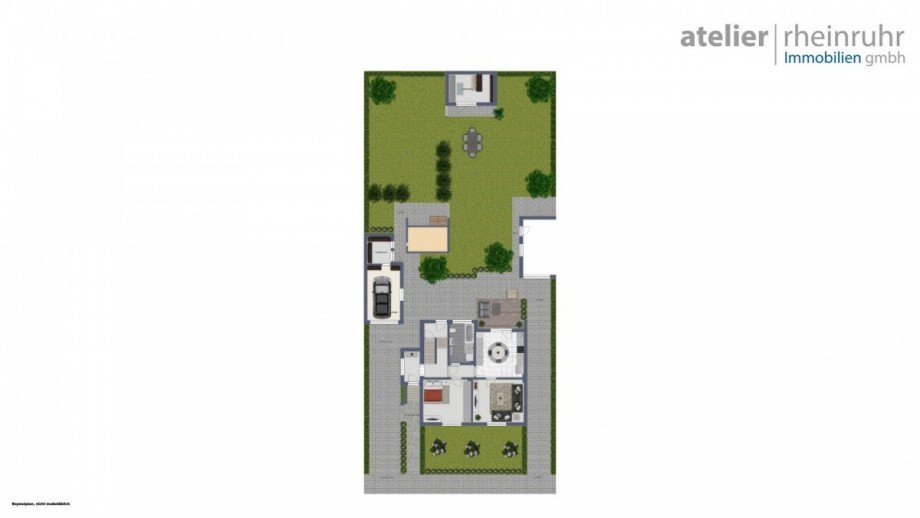 Grundriss Erdgeschoss Mehrfamilienhaus Oberhausen