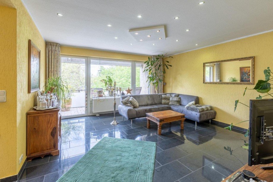 Wohnzimmer Dachgeschosswohnung Gelsenkirchen