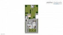 Grundriss Erdgeschoss Sanierungsbed�rftiges Zweifamilienhaus mit Traumgarten in OB-Sterkrade
