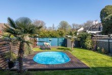 Garten Kernsaniertes Reihenendhaus in DU-Neum�hl