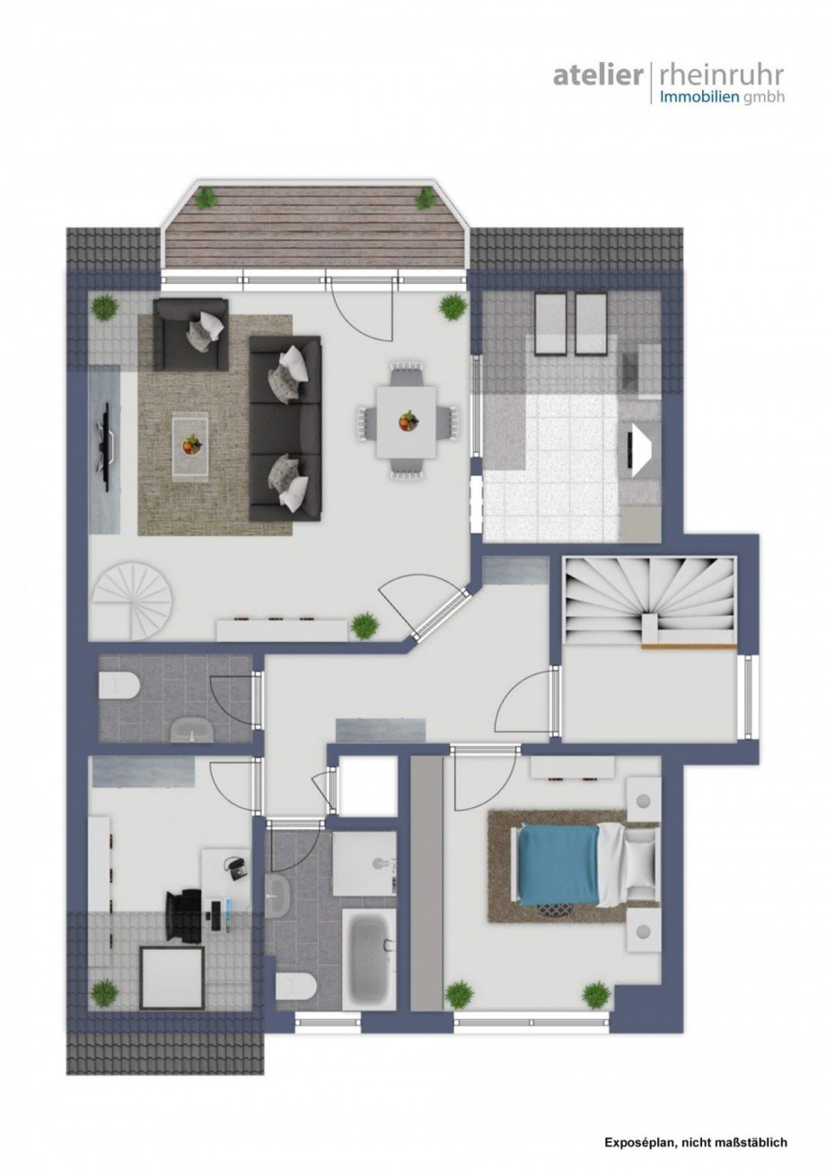 Grundriss Etagenwohnung Bottrop