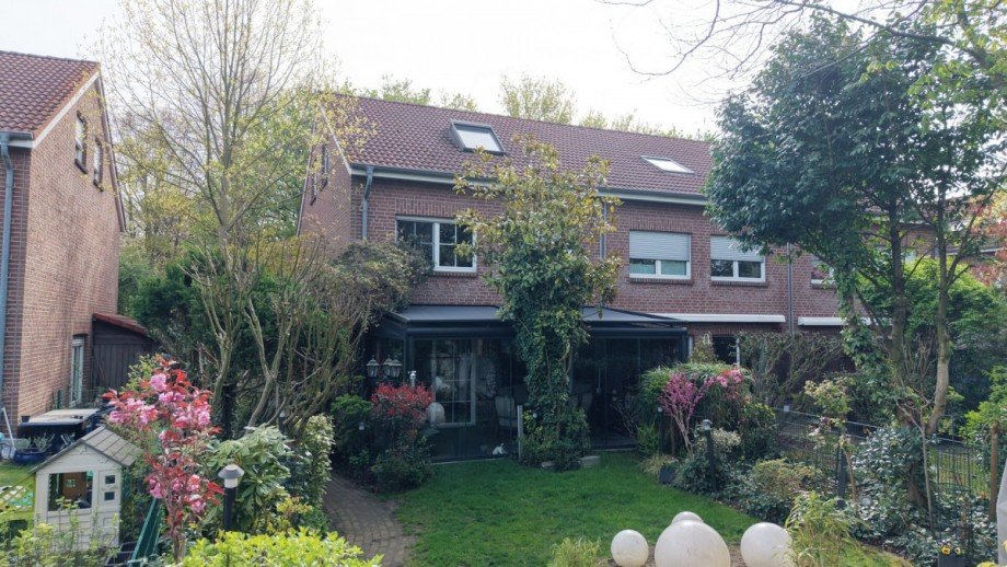 R�ckansicht Reihenendhaus Gladbeck