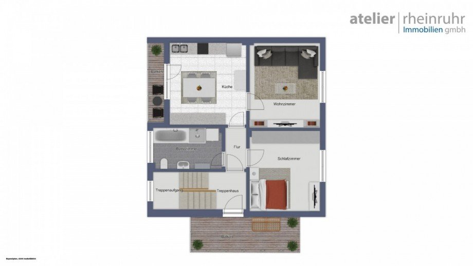 Grundriss Obergeschoss Mehrfamilienhaus Oberhausen