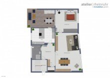 OG Luxuri�ses Wohnen: traumhafte Maisonette-Wohnung �ber den D�chern von Oberhausen