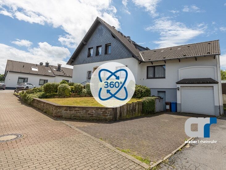 Vorderseite Reihenendhaus Essen