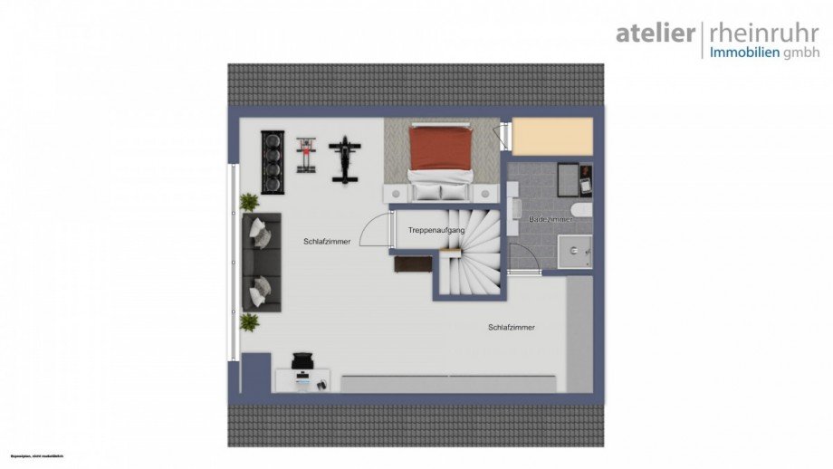 Grundriss Spitzboden Zweifamilienhaus Oberhausen