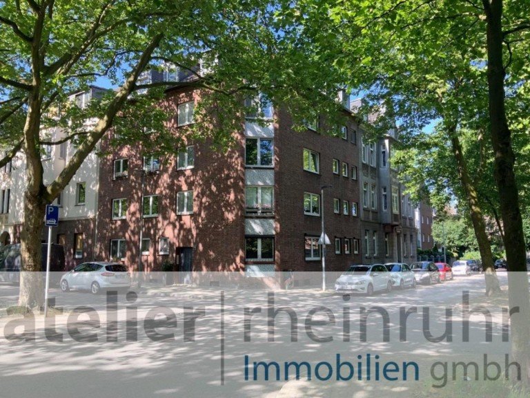Stra�enansicht Oberhausen Erdgeschosswohnung Helle Erdgeschosswohnung in Oberhausen-Stadtmitte