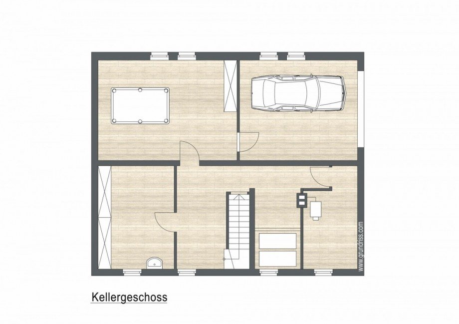 Grundriss_KG Einfamilienhaus Hamminkeln