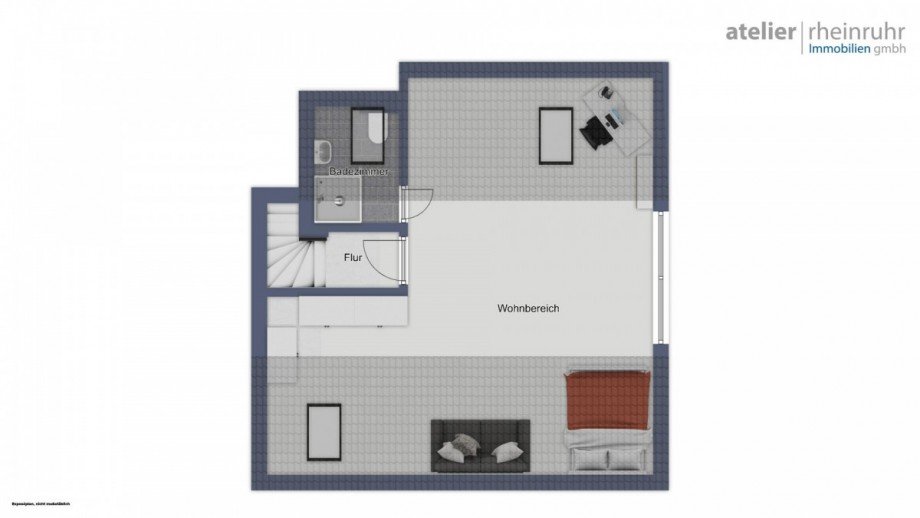 Dachgeschoss Reihenendhaus Duisburg