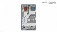 Grundriss Obergeschoss Modernes Reihenendhaus in Voerde mit sch�nem Garten: attraktives Wohnen f�r die Familie