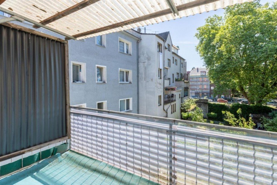 2. Balkon am Schlafzimmer Etagenwohnung Duisburg