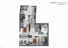 Grundriss OG Viele Nutzungsm�glichkeiten in OB-Alstaden: gro�es Dreifamilienhaus mit Garagenhof