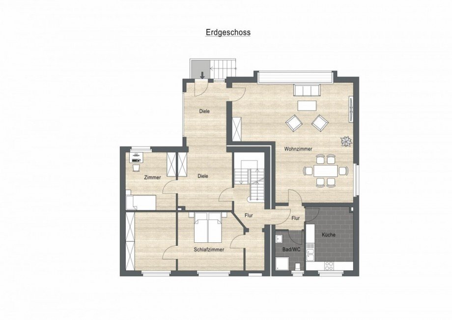 Erdgeschoss Einfamilienhaus Oberhausen