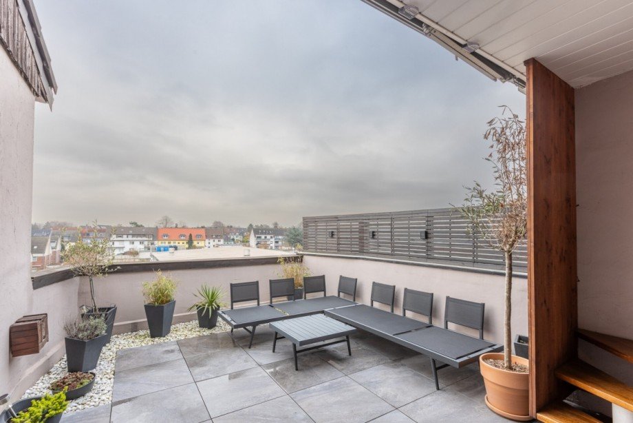 Dachterrasse Maisonettewohnung Oberhausen