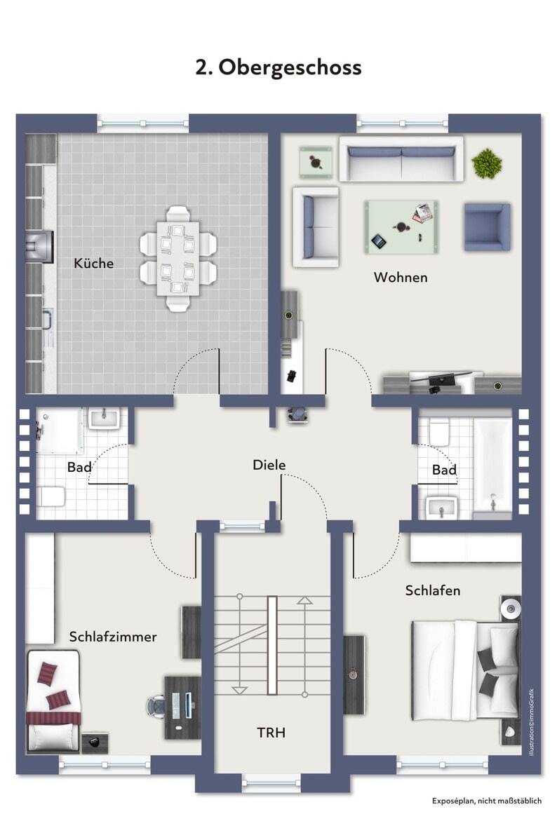 2. Obergeschoss Etagenwohnung Gelsenkirchen