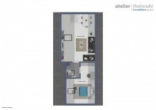 Grundriss Spitzboden Moderne Maisonette-Wohnung mit Traumgarten in OB-K�nigshardt