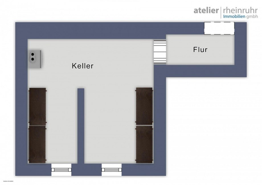 Kellergeschoss Wohnung Zweifamilienhaus Gladbeck