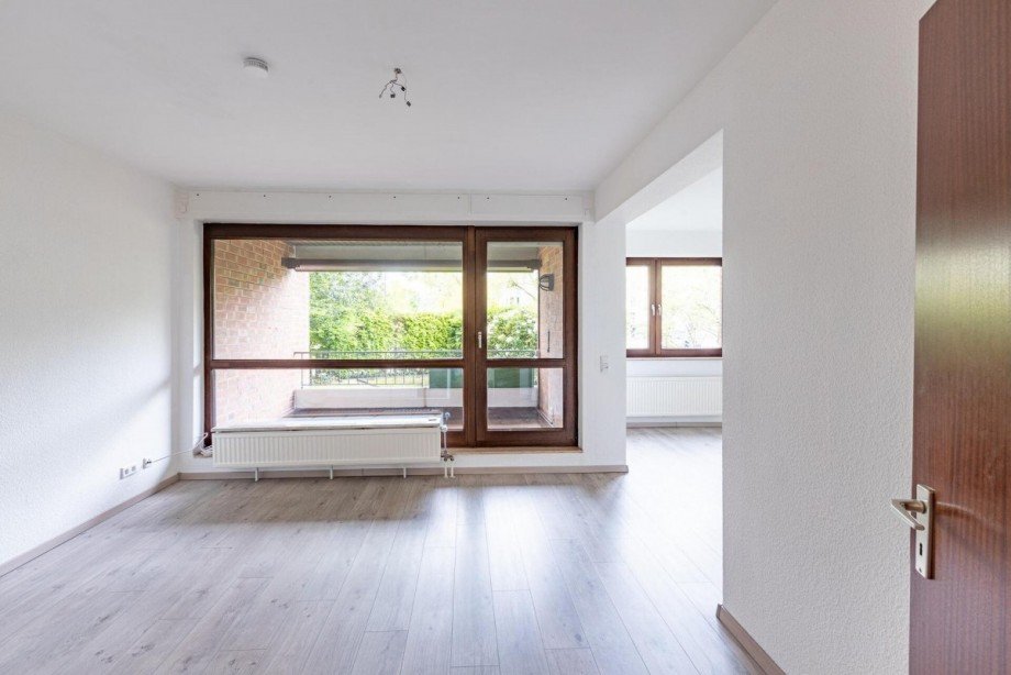 Blick Balkon Erdgeschosswohnung Gelsenkirchen