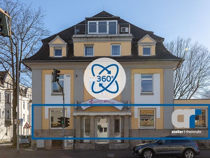 Frontansicht Oberhausen B�rohaus Attraktive Gewerbefl�che im sch�nen Oberhausener Marienviertel: Flexibel nutzbar und in bester Lage