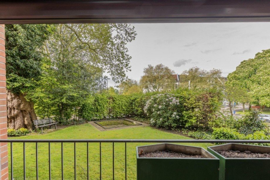 Blick vom Balkon Erdgeschosswohnung Gelsenkirchen