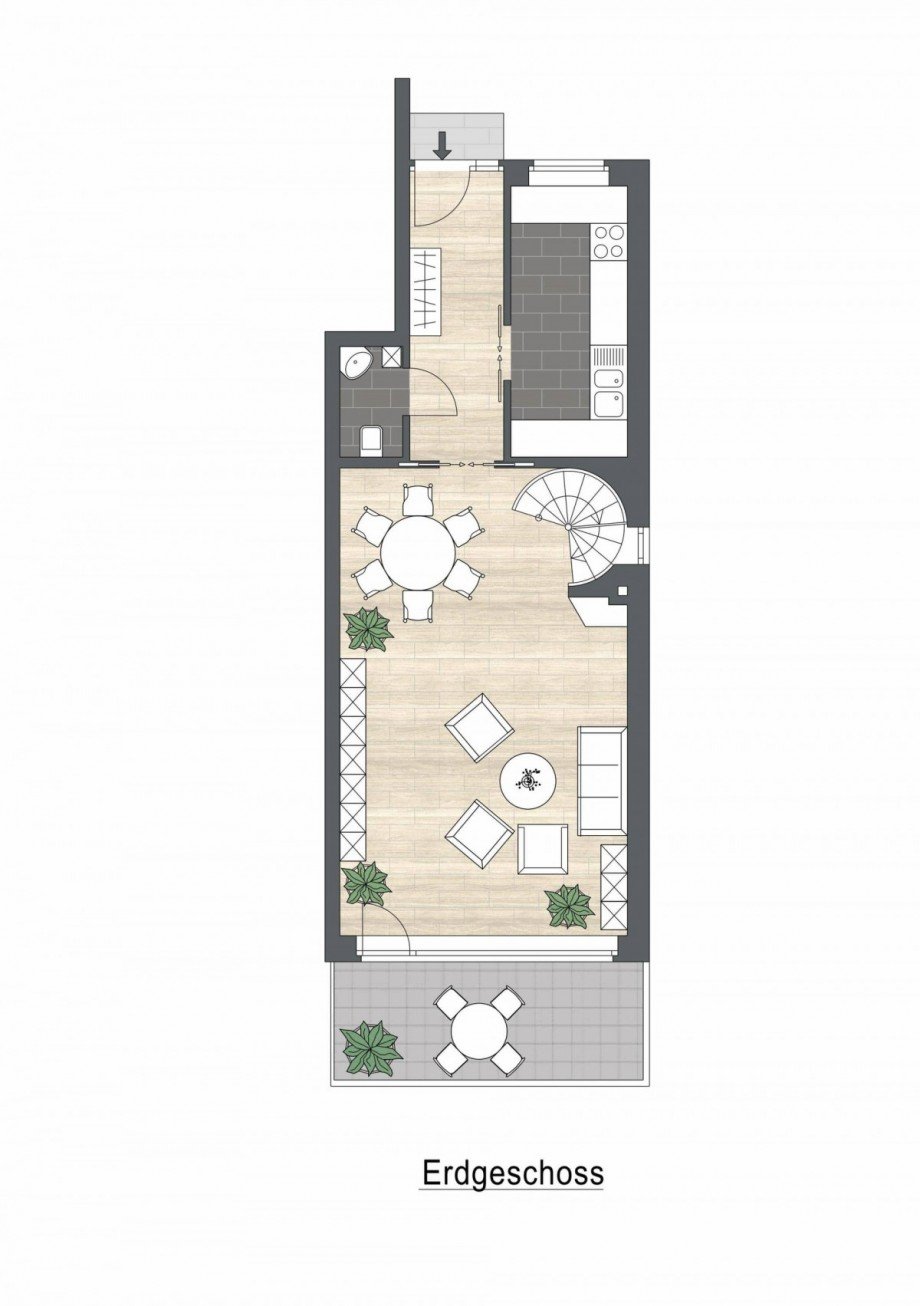Erdgeschoss Erdgeschosswohnung Dorsten