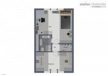 Grundriss Dachgeschoss Charmante Doppelhaush�lfte: Familiengl�ck in Oberhausen Osterfeld