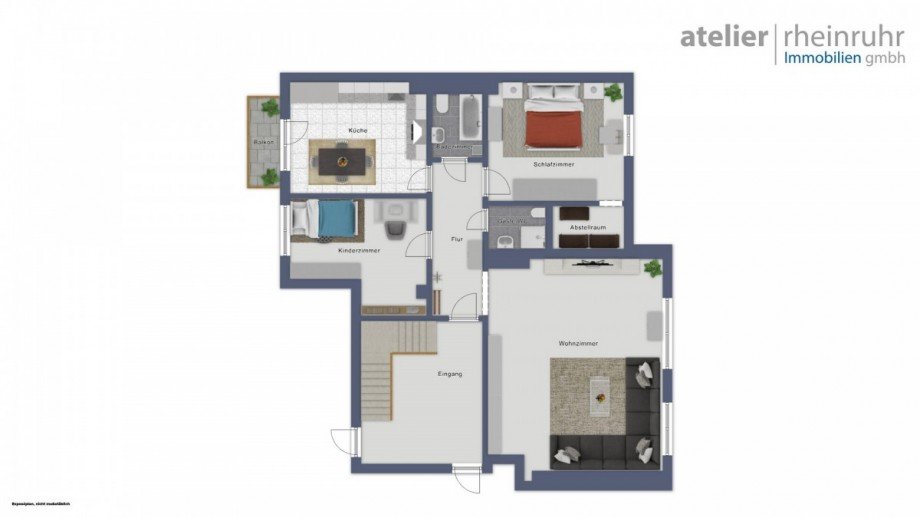 2. Obergeschoss Etagenwohnung Oberhausen