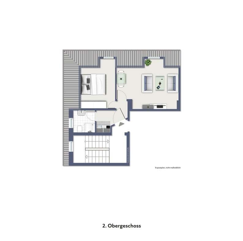Wohnung 2. Obergeschoss Etagenwohnung Oberhausen