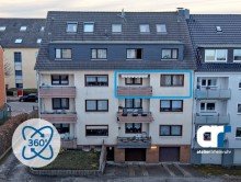 Au�enansicht Flotte 3,5 Zimmer-Wohnung auf 73m� mit Balkon und Garage in ruhiger Seitenstra�e von Altenessen