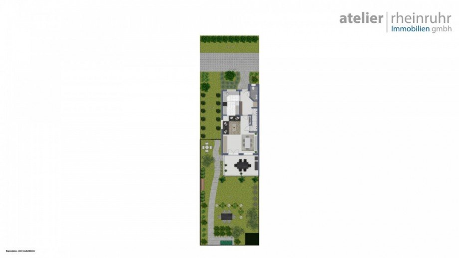 Grundriss Erdgeschoss Reihenendhaus Gladbeck