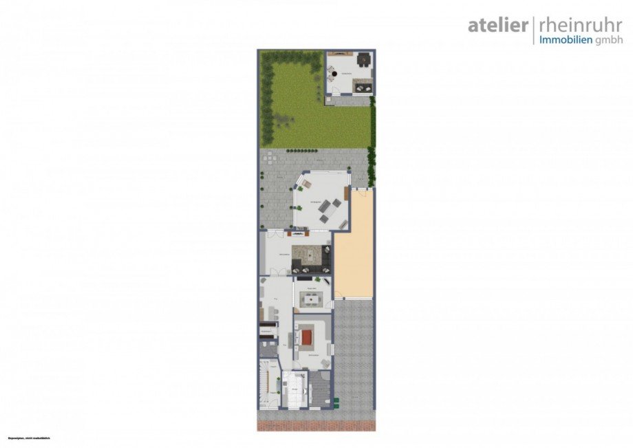 Grundriss EG Zweifamilienhaus Oberhausen