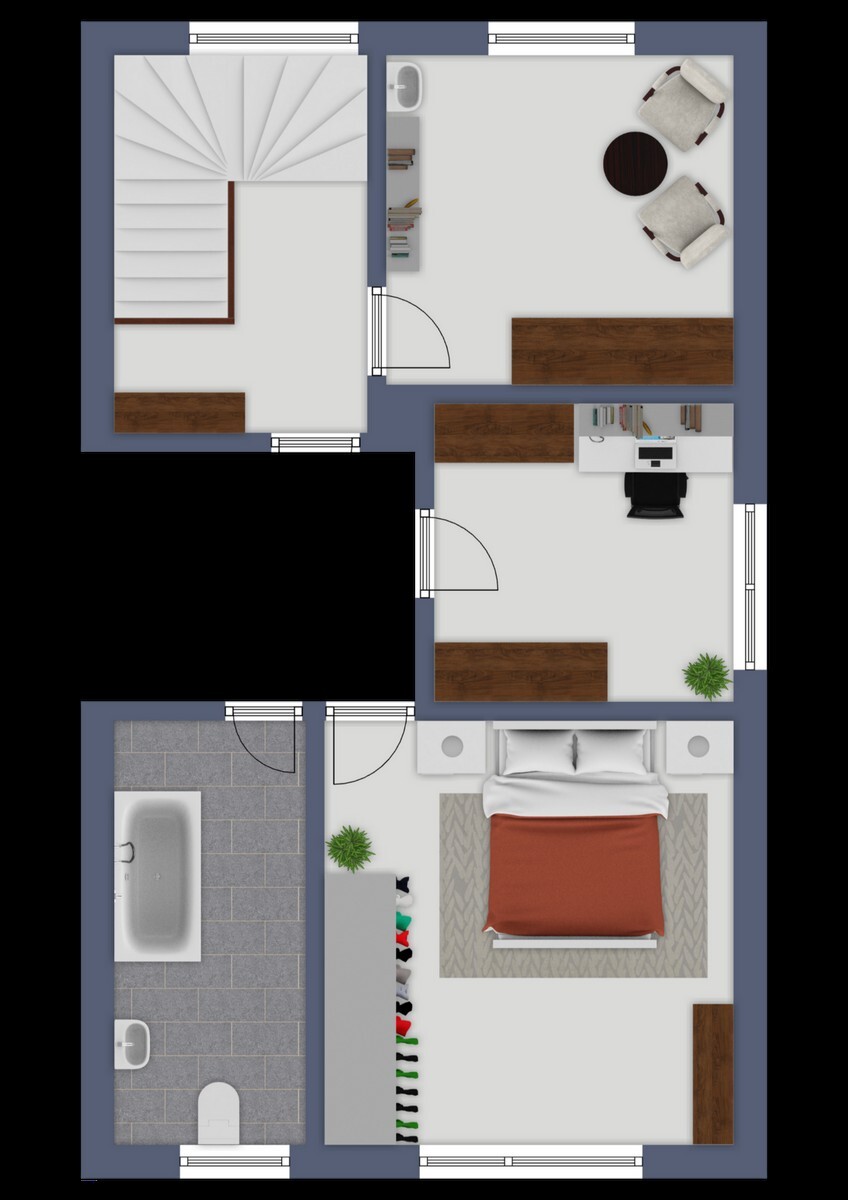 Grundriss Obergeschoss Einfamilienhaus Oberhausen